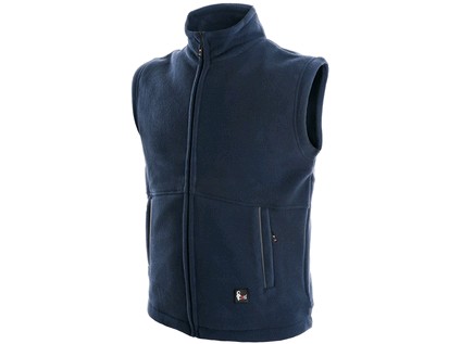 Pánská fleecová vesta UTAH, tmavě modrá, vel. 3XL